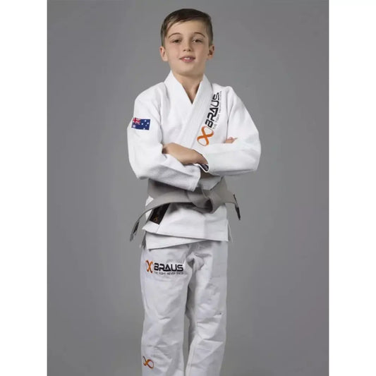 Braus Kids Pro Light - Jiu Jitsu Gi - White