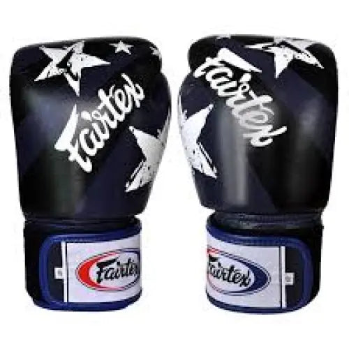 Fairtex Nation Print Boxing Gloves (BGV1) - Black