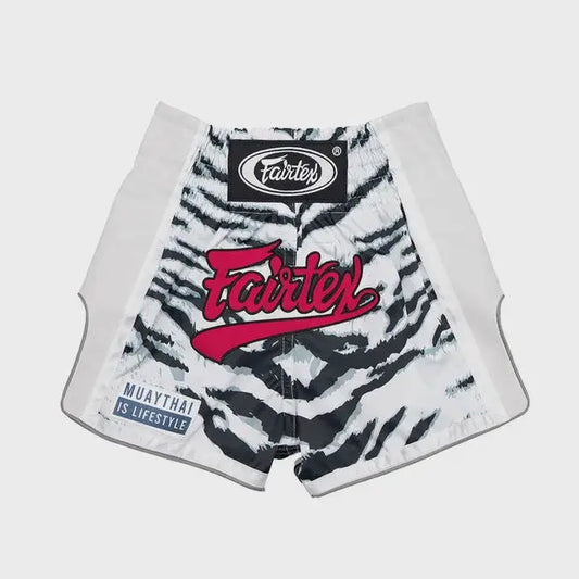 Fairtex White Tiger Kids Muay Thai Shorts - MASA