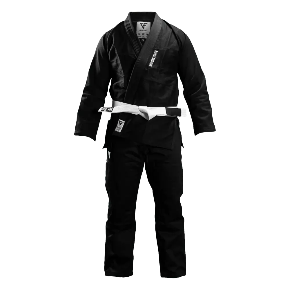 Ground Force Basic BJJ Gi V2 - Black - MASA Perth