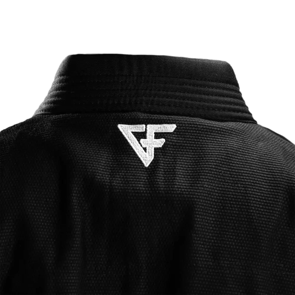 Ground Force Basic BJJ Gi V2 - Black - Martial Arts Supplies Perth