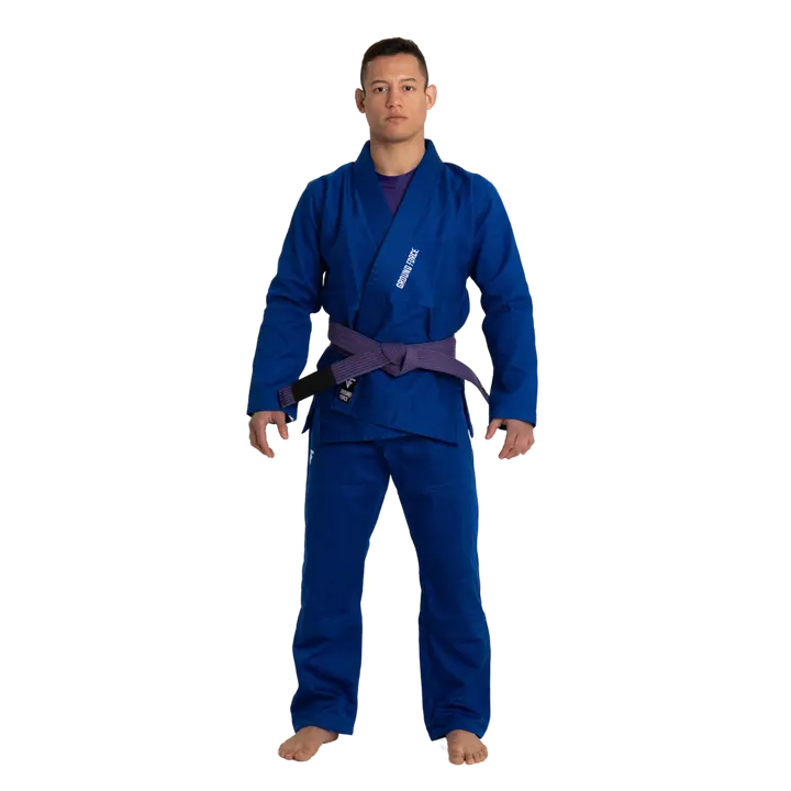 Ground Force Basic BJJ Gi V2 - Blue - Martial Arts Supplies Perth