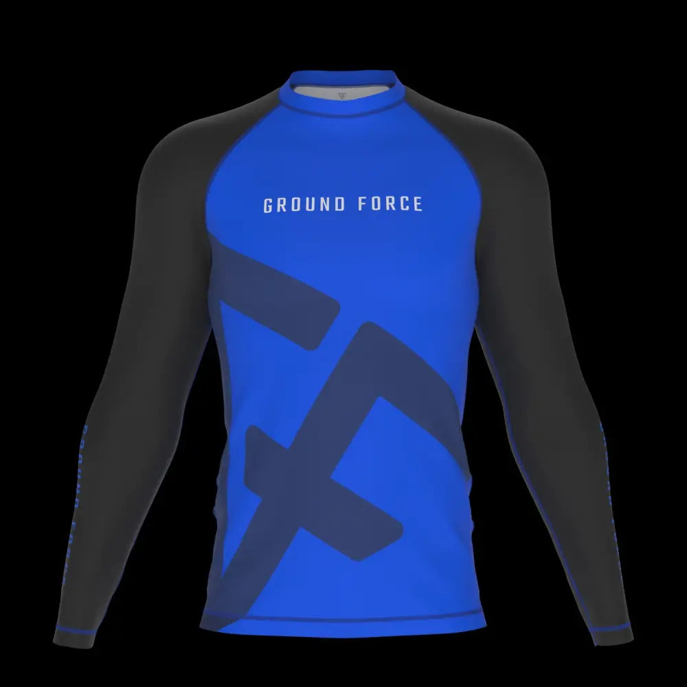 Ground Force Rank Rashguard V2 - Blue - MASA
