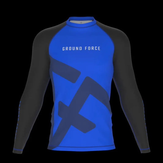 Ground Force Rank Rashguard V2 - Blue - MASA