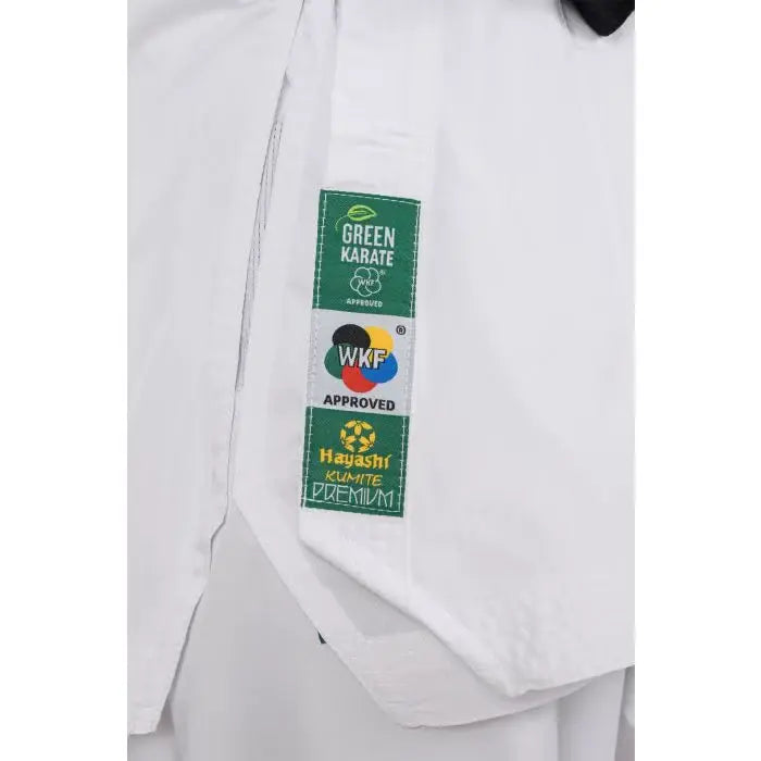 Hayashi Green Karate Gi – WKF Approved Kumite Uniform