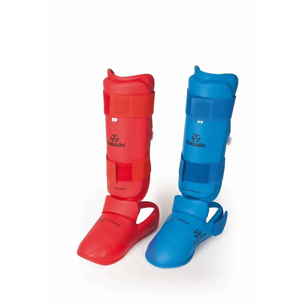 Hayashi Karate Shin guards WKF approved - Martial Arts Supplies Perth