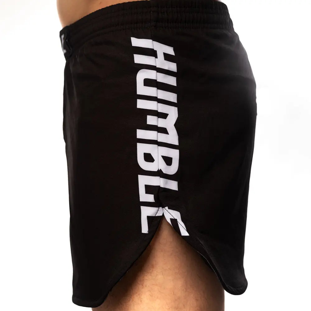 hUMBLE LOGO DOWN THE SIDE OF THE SHORT