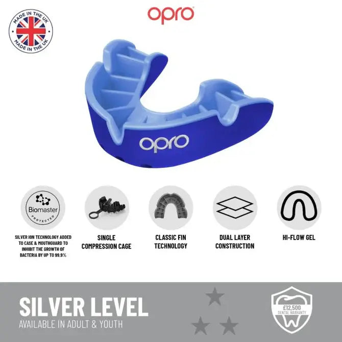 Opro Silver Gen 5 - Opro Mouth Guards Australia