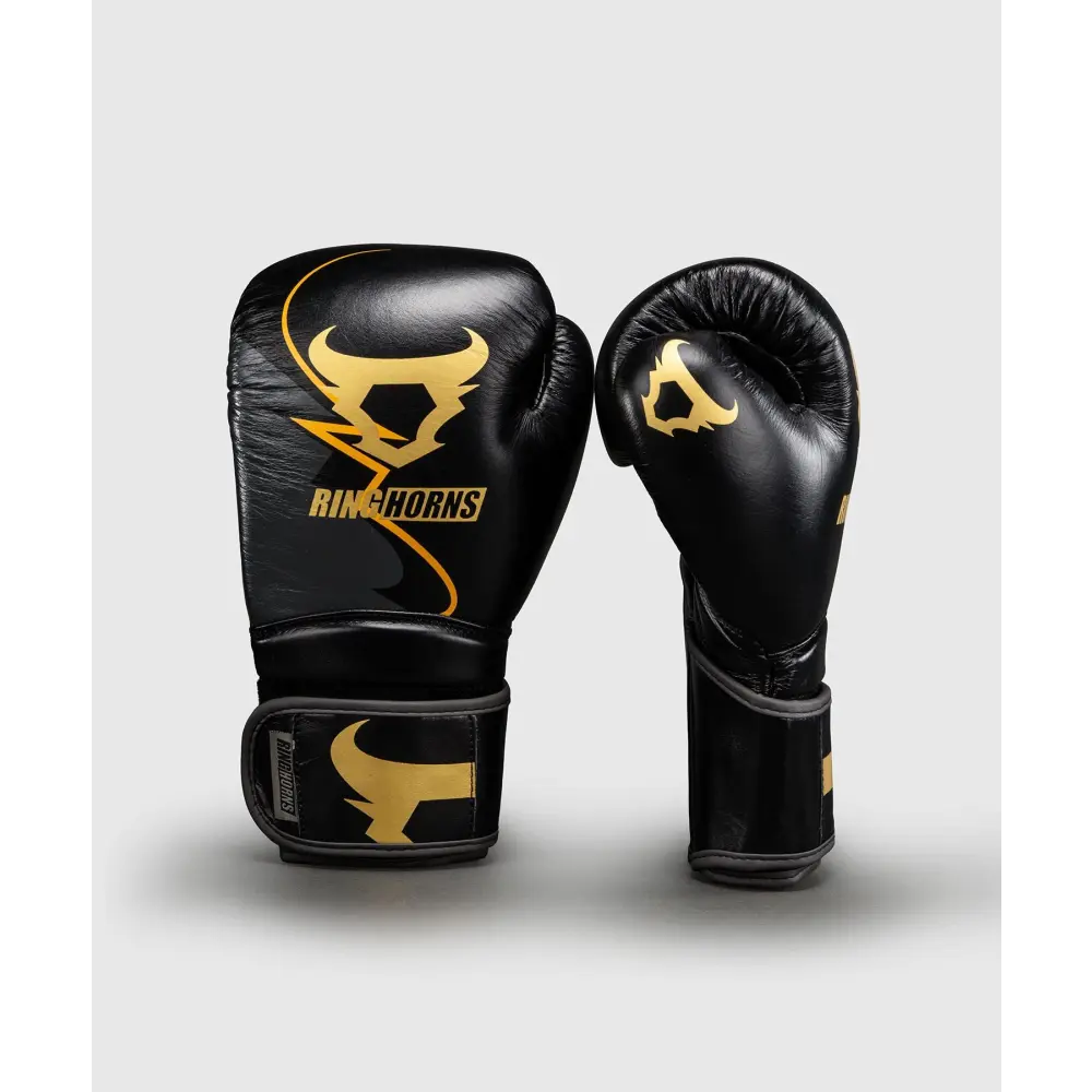Ringhorns Charger by Venum Boxing Gloves - Black/Gold