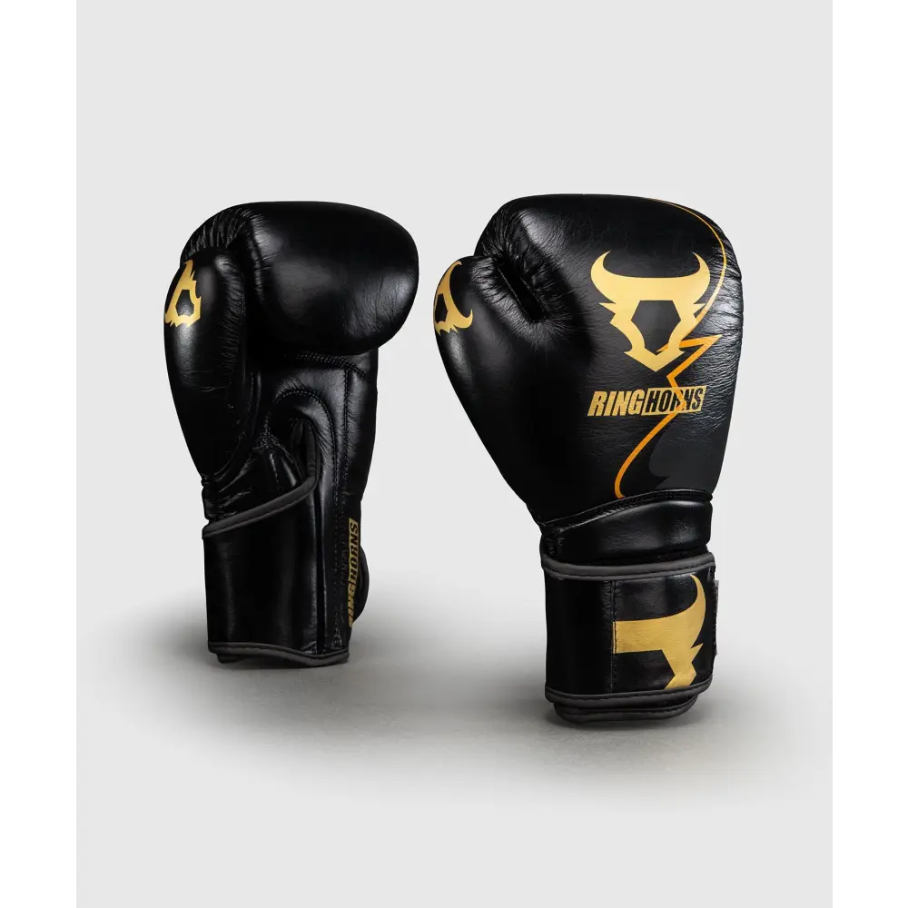 Ringhorns Charger by Venum Boxing Gloves - Black/Gold