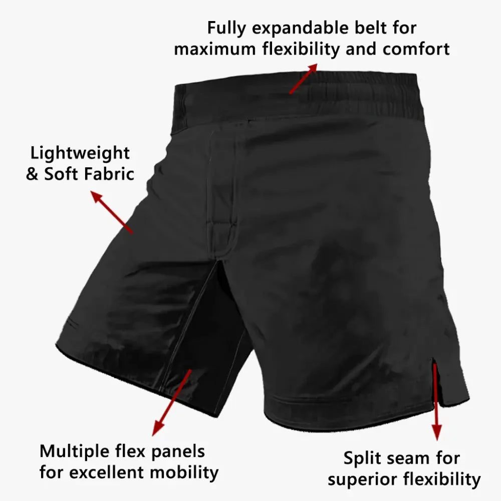 Shredded Panda 2.0 Hybrid BJJ Shorts - MASA