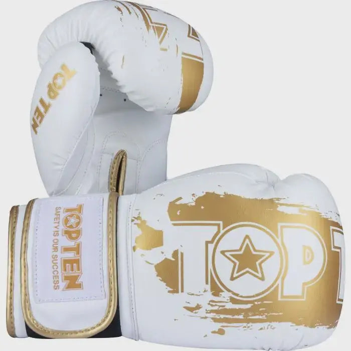 Top Ten Power Ink Golden Star Boxing Gloves - Martial Arts Supplies Perth