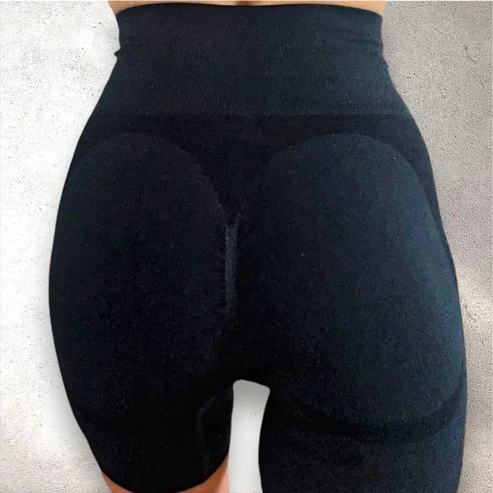 Uproar Black Compression Shorts Mid Thigh Butt Lifting