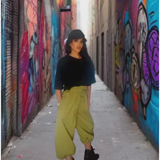 Uproar Freestyle Sweatpants Olive Green - MASA