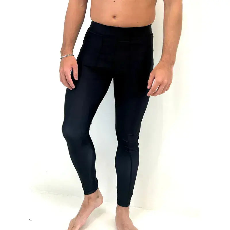 Black Compression Tights for BJJ