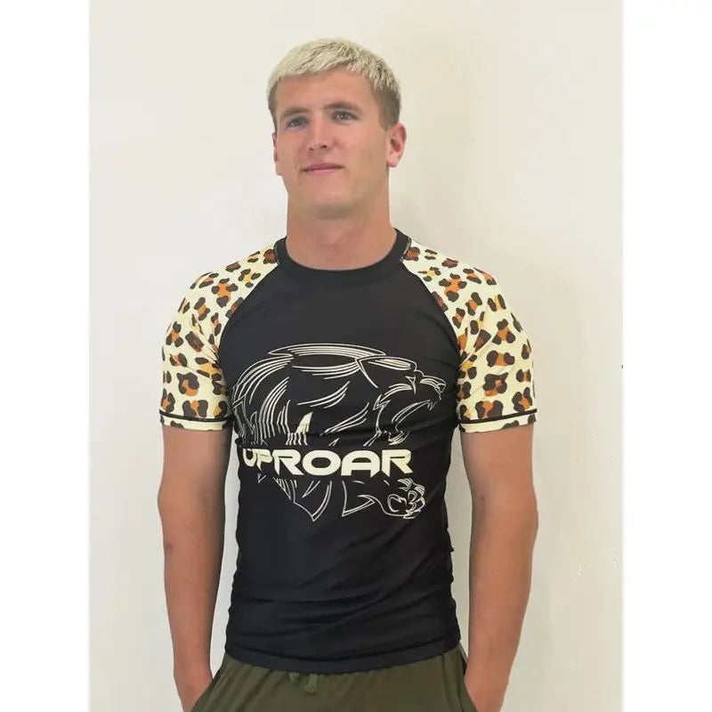 Uproar Leopard Short Sleeve Rashguard