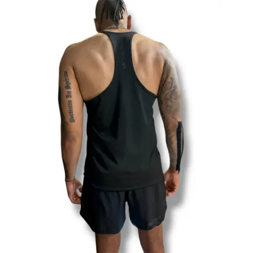 Uproar Men’s Crossback Training Tank – Black - MASA