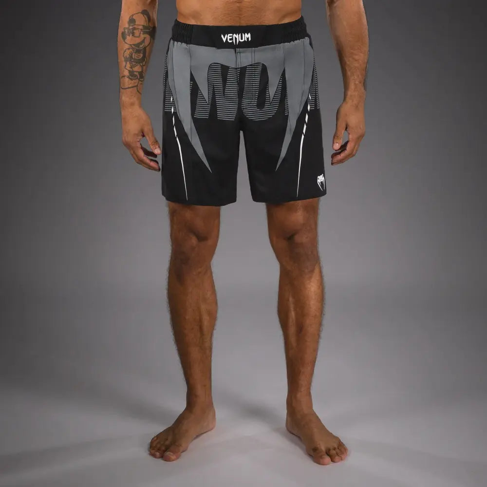Venum Adrenaline Fightshorts - Black/Silver Grey
