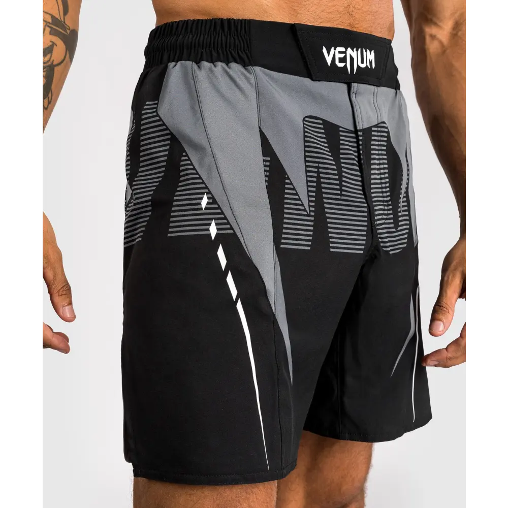 Venum Adrenaline Fightshorts - Black/Silver Grey