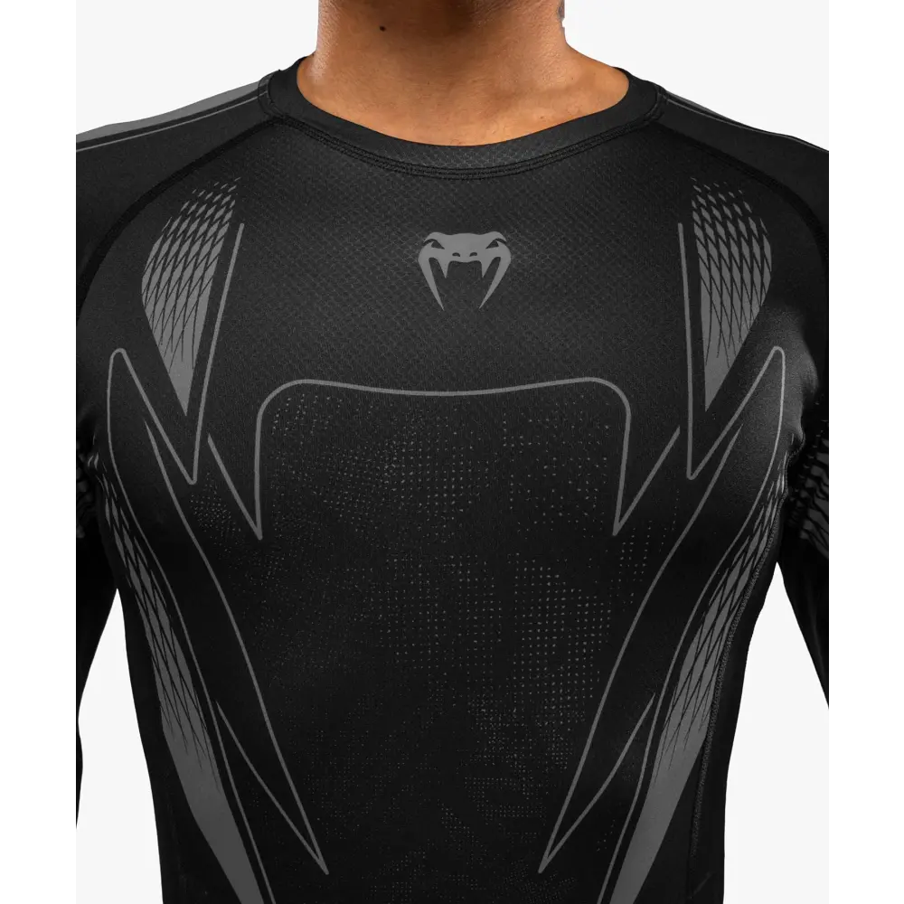Venum Amazonia Reborn Long Sleeve Rashguard - Black/Grey