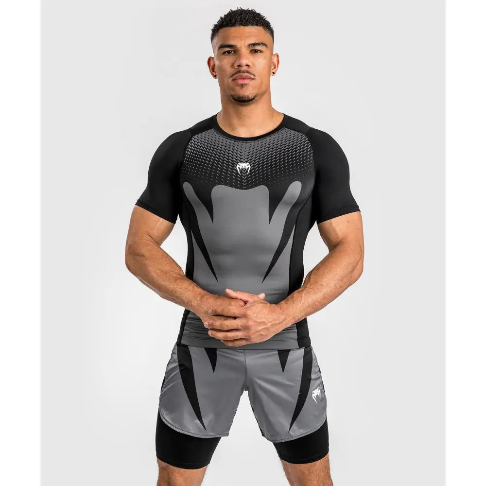 Venum Attack Men’s Short Sleeve Rashguard - Martial Arts Supplies Aus