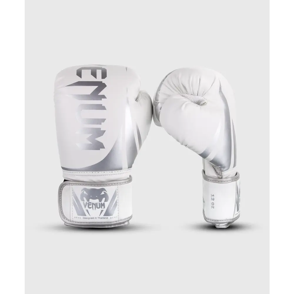 Venum Challenger 2.0 Boxing Gloves - White/Silver