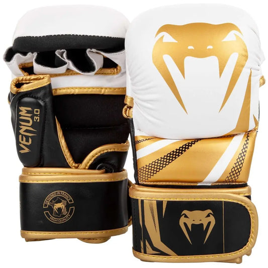 Venum Challenger 3.0 Sparring Gloves - White / Black / Gold