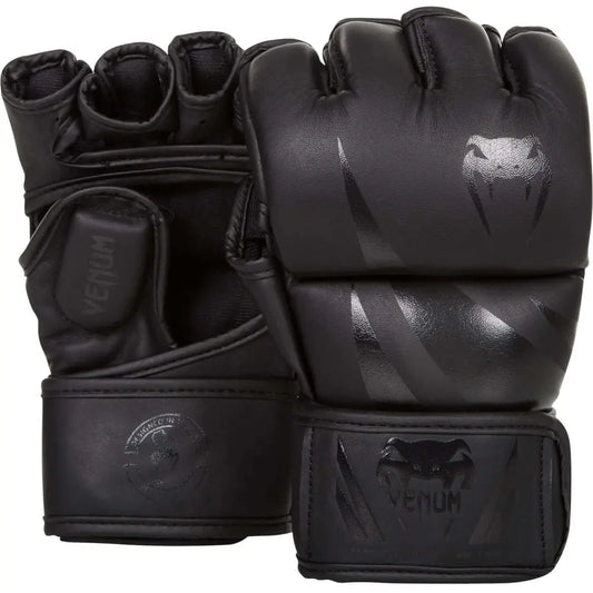Venum Challenger MMA Gloves - Black on Black