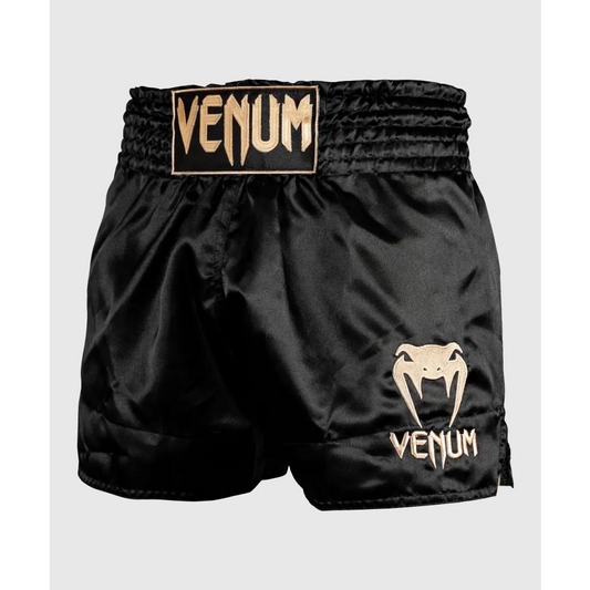 Venum Classic Muay Thai Shorts - Black/Gold - MASA