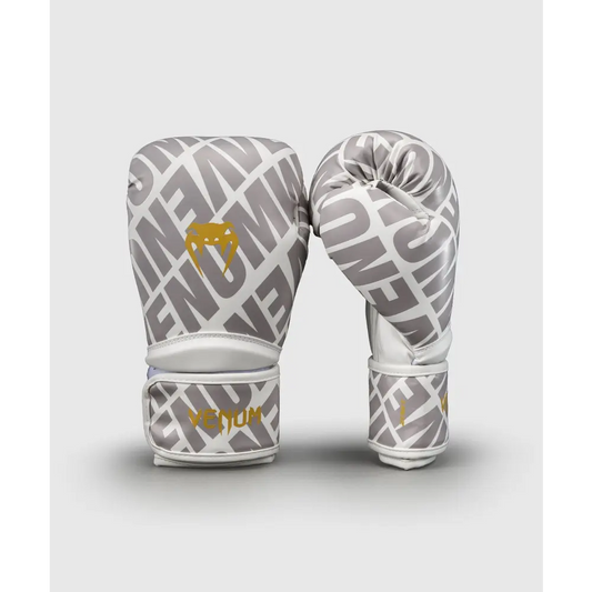 Venum Contender 1.5 XT 3D Boxing Gloves - White/ Gold