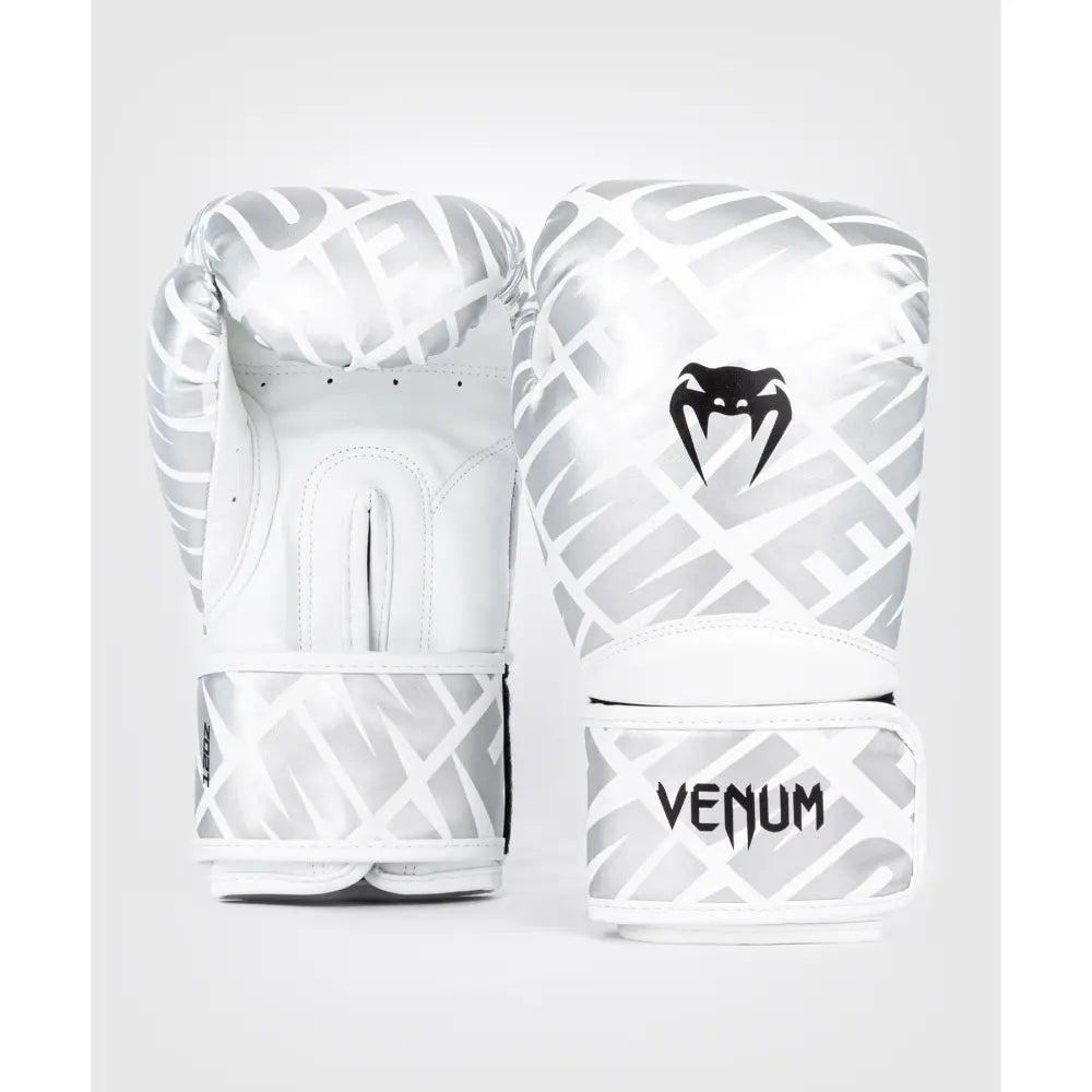 Venum Contender 1.5 XT Boxing Glove - White/Silver