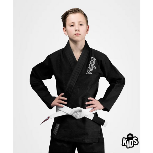 Venum Contender Kids BJJ Gi - Black - Australia