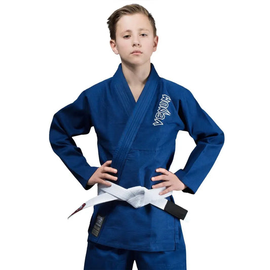 Venum Contender Kids BJJ Gi - Blue - Martial Arts Supplies Perth