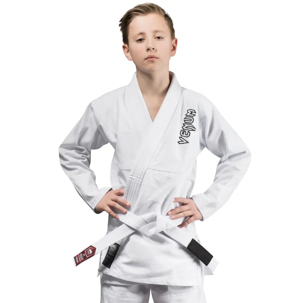 Venum Contender Kids BJJ Gi - White - Martial Arts Supplies Perth
