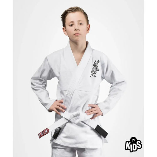 Venum Contender Kids BJJ Gi - White - Martial Arts Supplies Perth