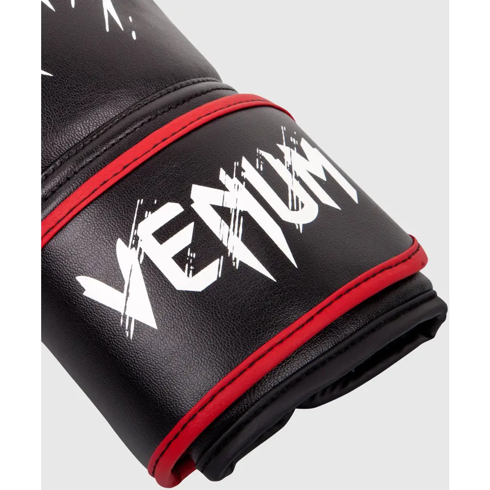 Venum Contender Kids Boxing Gloves - Black/Red - MASA