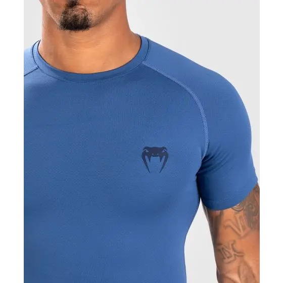 Venum Contender Men’s Short Sleeve Rashguard - Blue