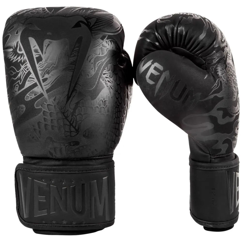 Venum Dragons Flight Boxing Gloves - Black - Venum Boxing Gloves Perth