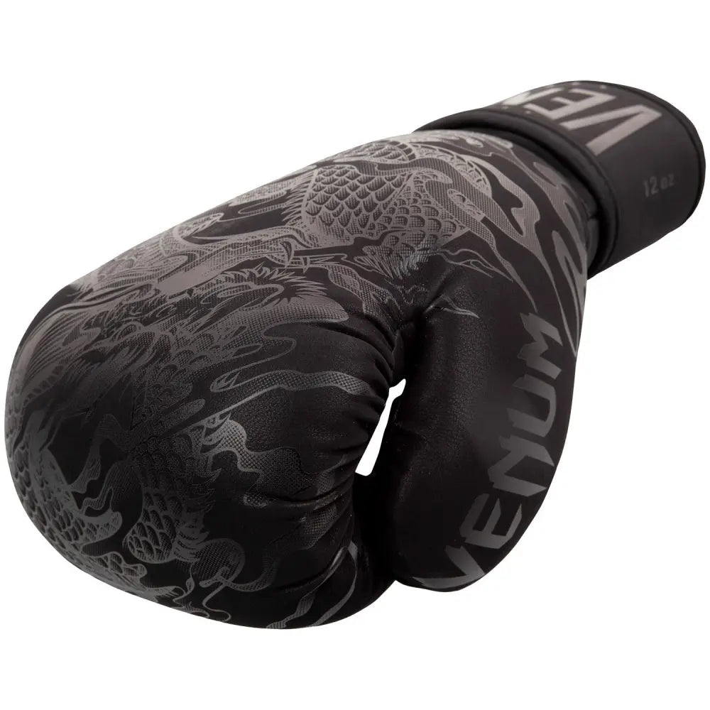 Venum Dragons Flight Boxing Gloves - Black