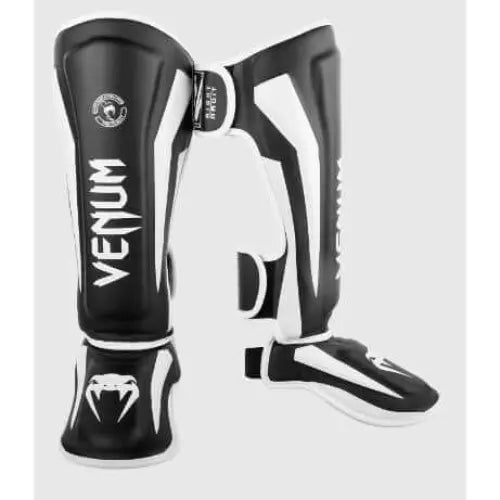 Venum Elite Standup Shinguards - Black / White