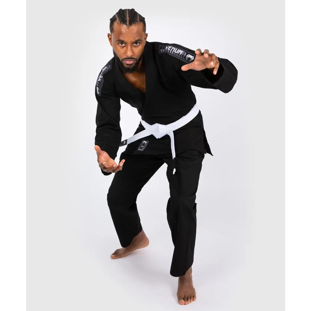 Venum First BJJ Gi - Black - White belt included