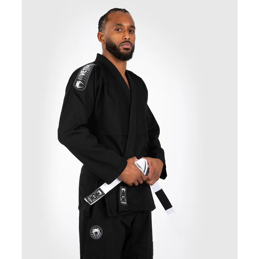 Venum First BJJ Gi - Black - White belt included