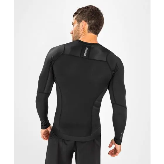 Back of Venum G-Fit Air Rashguards Long Sleeve - Black