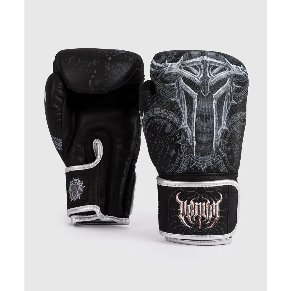 Venum Gladiator 5.0 boxing gloves - Black/Silver - MASA