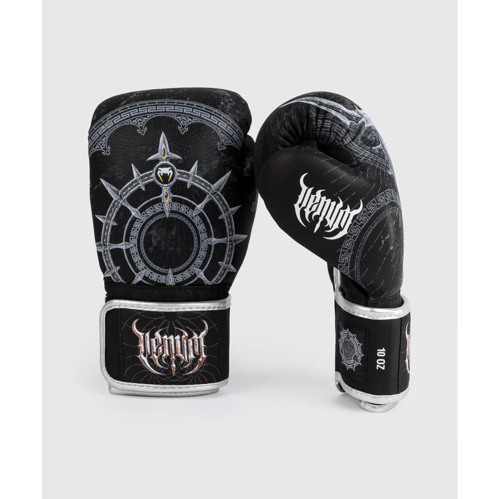 Venum Gladiator 5.0 boxing gloves - Black/Silver - MASA