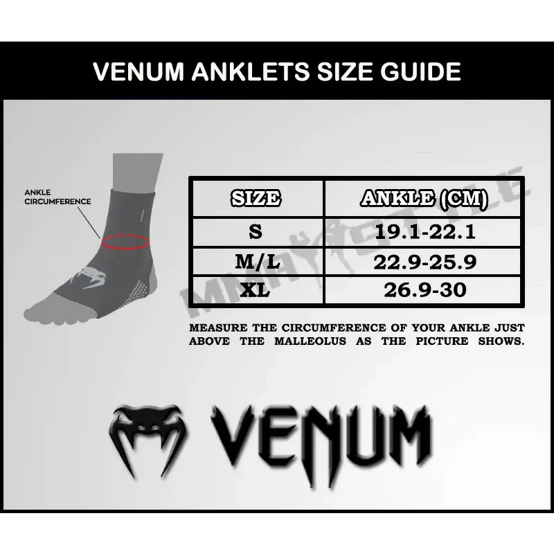 Venum Kontact Ankle Support Guards - White - MASA