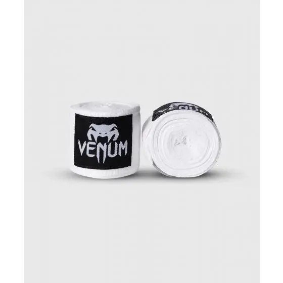 Venum Kontact Boxing Handwraps - 4m - White - MASA
