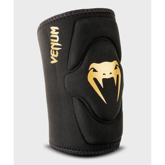 Venum Kontact Lycra/Gel Knee Pads - Black/Gold