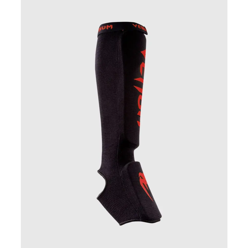 Venum Kontact Shin Guards - Black/Red - MASA