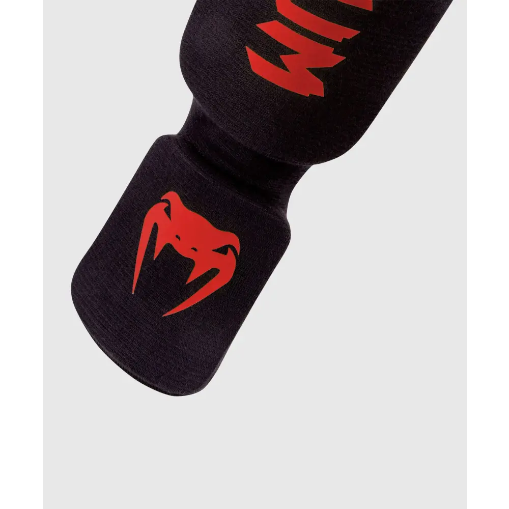Venum Kontact Shin Guards - Black/Red - MASA